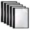 Better Office Products Clear Front Report Covers, Letter Size, Poly Back Cover, with Fasteners, Black, 25PK 36025 - alternate 1